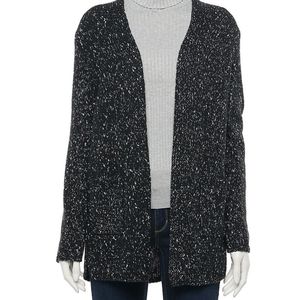 Apt. 9 Black Knit Cardigan